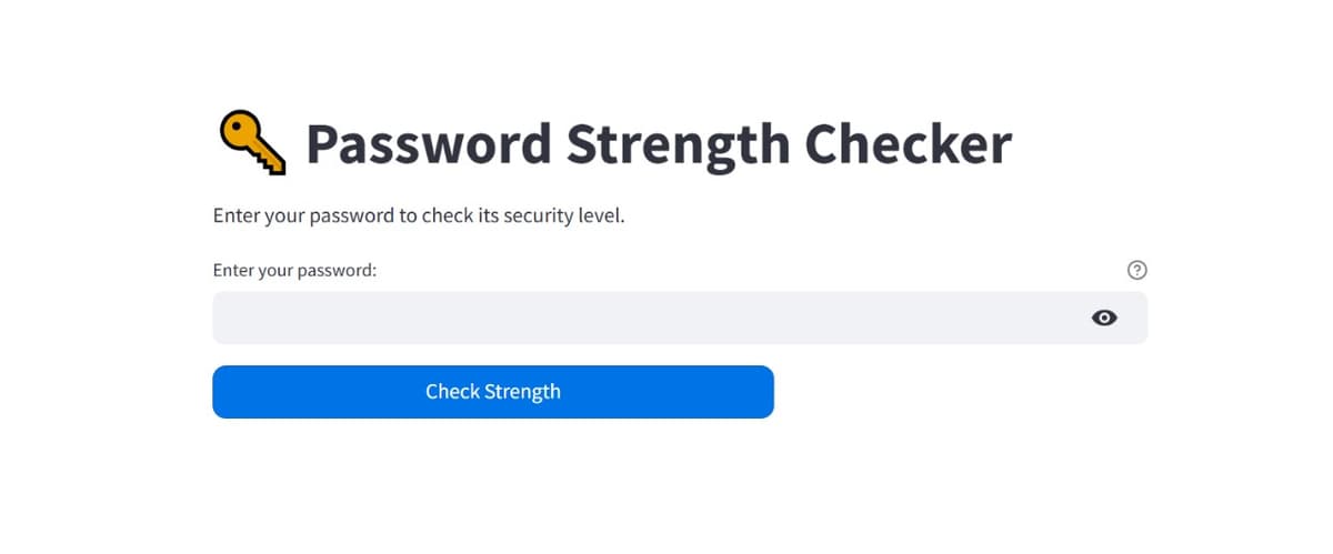 Password Strength Checker